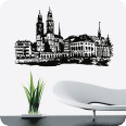 Wandtattoo Zürich Grossmünster - Bild 1