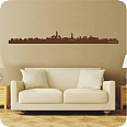 Wandtattoo Skyline Gossau SG - Bild 2