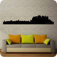 Wandtattoo Skyline Lenzburg - Bild 1