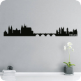 Wandtattoo Skyline Prag - Bild 1