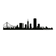 Wandtattoo Skyline San Francisco - Bild 3