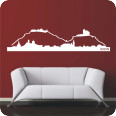 Wandtattoo Skyline Sion - Bild 2