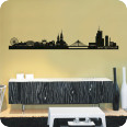 Wandtattoo Skyline Winterthur - Bild 1