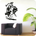 Wandtattoos | Wandtattoo Cowboy Rodeo