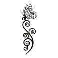 Wandtattoo Schmetterling Ornament - Bild 3