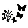 Wandtattoo Schmetterlings-Wirbel - Bild 3