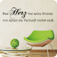 Wandtattoo Das Herz hat seine Gründe... - Bild 1