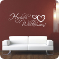 Wandtattoo Herzlich Willkommen - Bild 2