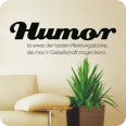 Wandtattoos | Wandtattoo Humor ist...