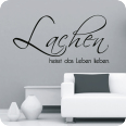 Wandtattoos | Wandtattoo Lachen heisst das Leben lieben