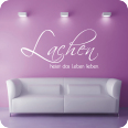 Wandtattoo Lachen heisst das Leben lieben - Bild 2
