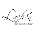 Wandtattoo Lachen heisst das Leben lieben - Bild 3