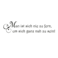 Wandtattoo Man ist sich nie zu fern... - Bild 3