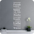 Wandtattoo Wörterblock Familie - Bild 2