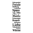 Wandtattoo Wörterblock Familie - Bild 3