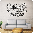 Wandtattoos | Wandtattoo Zuhause ist da wo man WLAN hat