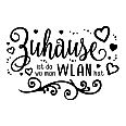 Wandtattoo Zuhause ist da wo man WLAN hat - Bild 3
