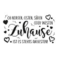 Wandtattoo ob Norden, Osten, Süden oder Westen... - Bild 3