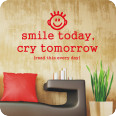 Wandtattoo smile today... - Bild 2